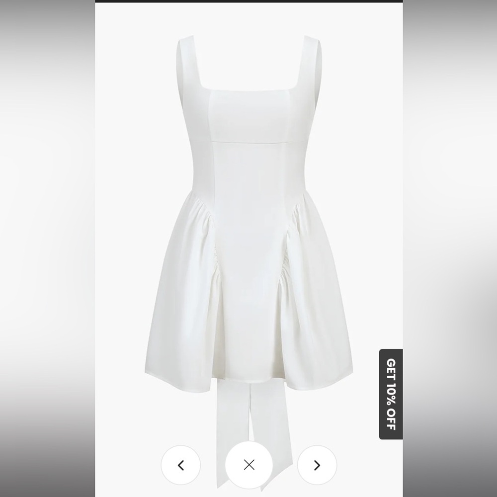 Coastal Cowgirl Open Back Zippered Short Dress SIZE SMALL